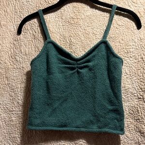 Madewell Forest Green Knit Camisole